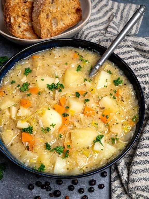 Hearty Sauerkraut and Potato Soup