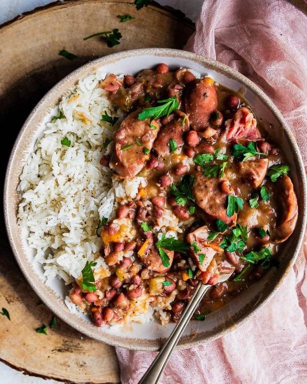 Hearty Smoked Ham Hock and Rice Casserole
