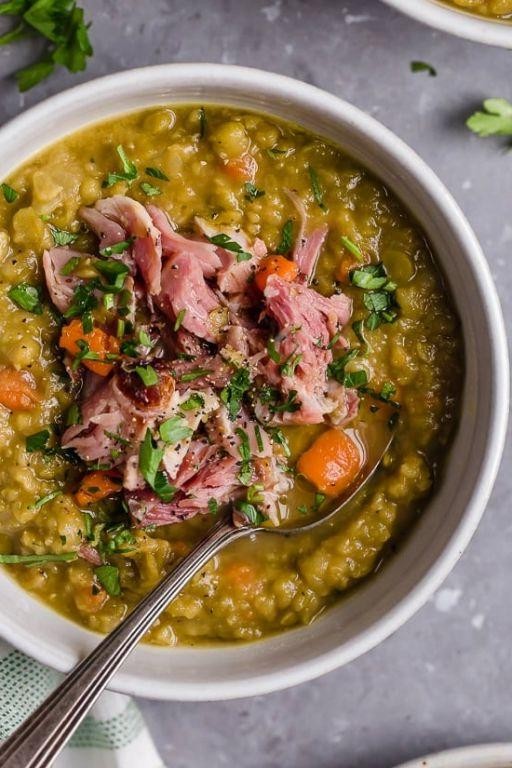 Hearty Split Pea and Ham Hock Soup