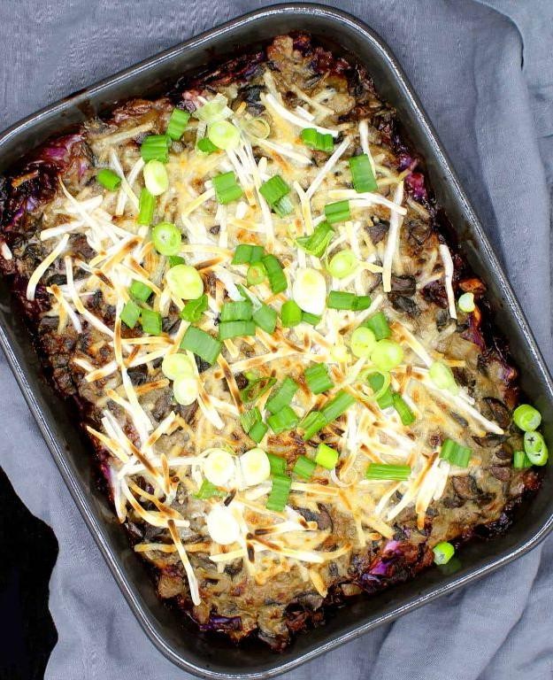 Hearty Vegan Cabbage Casserole