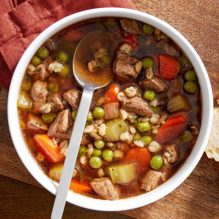 Hearty Vegetable Beef Barley Stew