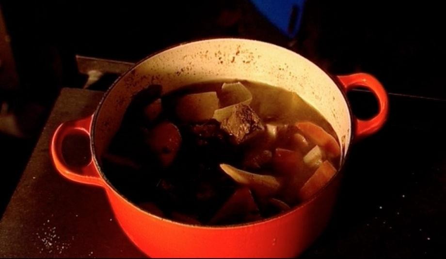 Hearty Wild Boar Stew with Root Vegetables