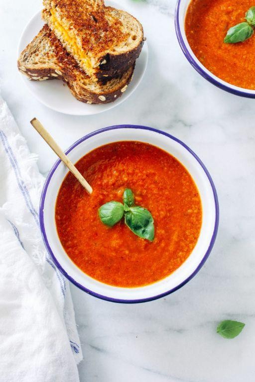 Heirloom Tomato Basil Soup