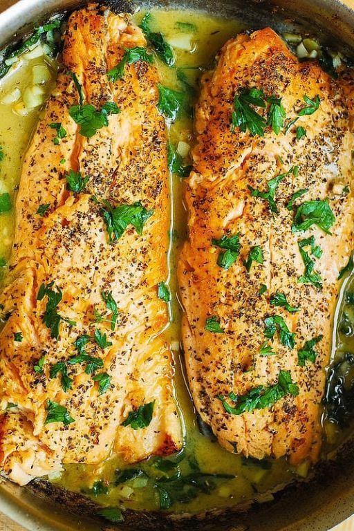 Herb Butter Grilled Trout