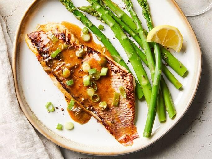 Herb Crusted Pan Seared Red Snapper