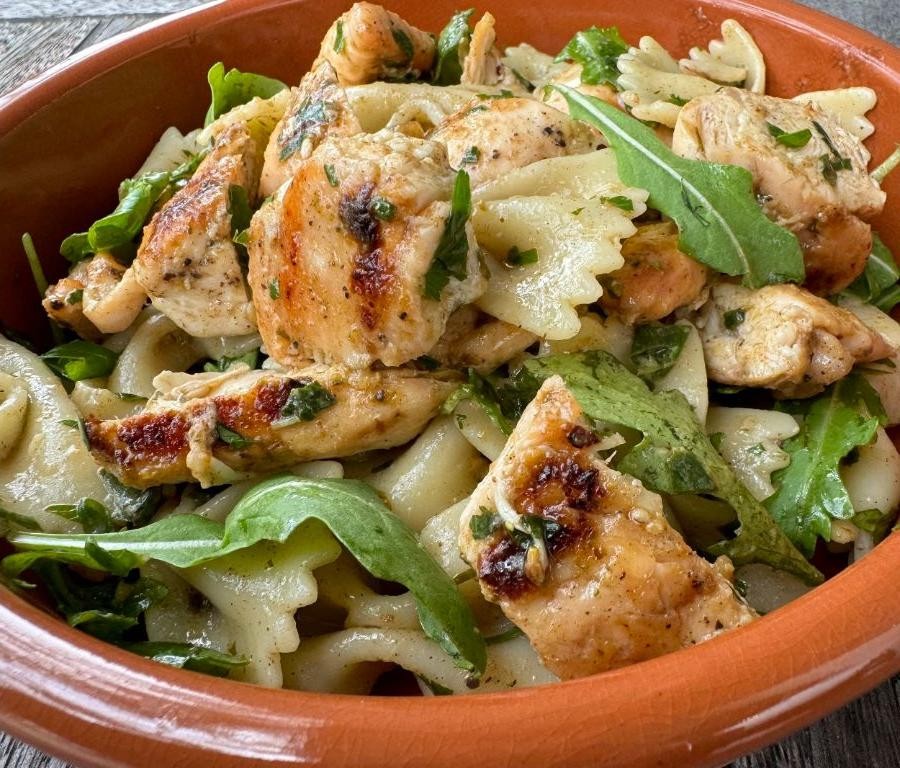 Herb Grilled Chicken Bow Tie Pasta