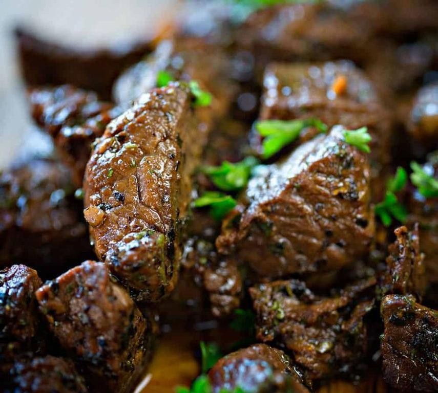 Herb Marinated Steak Bites