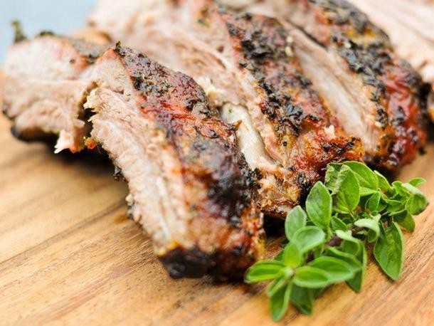 Herb and Garlic Crusted Baby Back Ribs