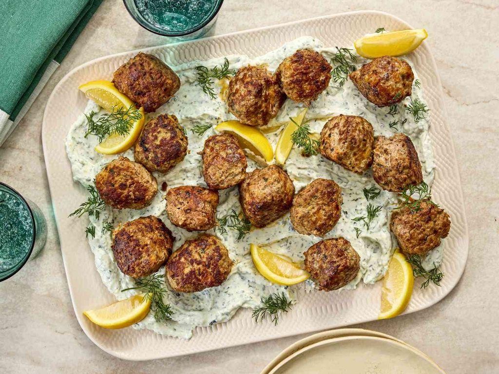 Herb and Garlic Infused Lamb Meatballs