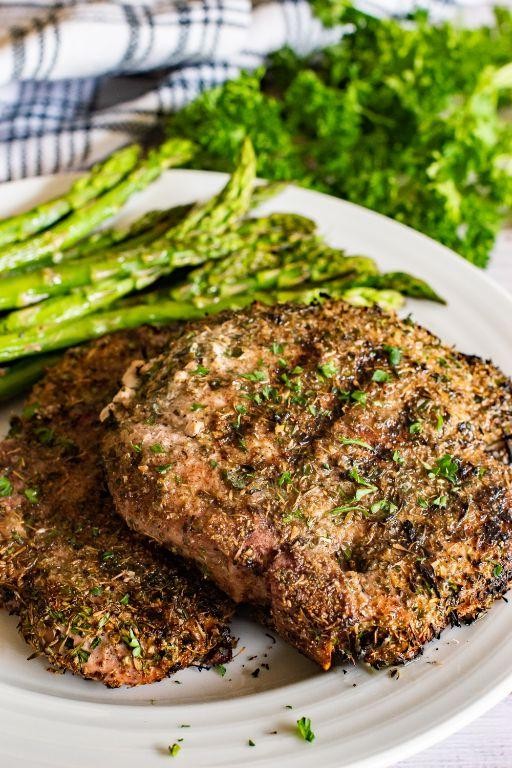 Herb-Crusted Baked Pork Chops
