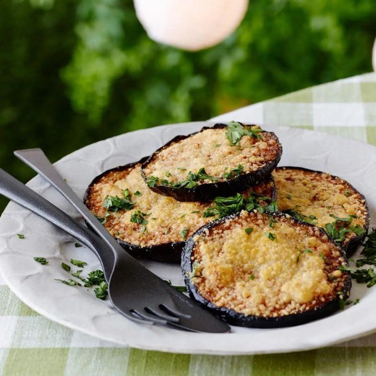 Herb-Crusted Eggplant Steaks