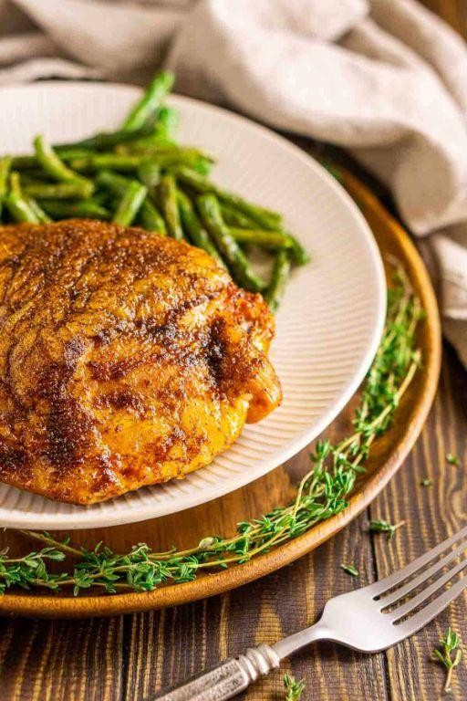 Herb-Crusted Smoked Turkey Thighs