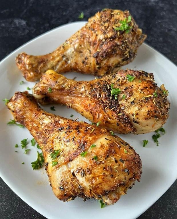 Herb-Infused Air Fryer Roast Chicken