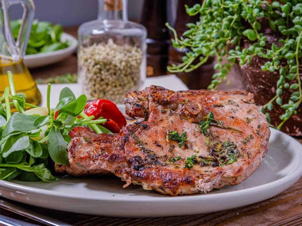 Herb-Infused BBQ Pork Chops