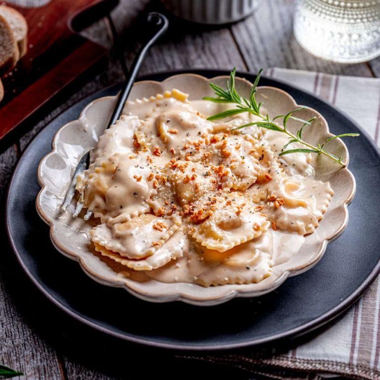 Herb-Infused Butternut Squash Ravioli