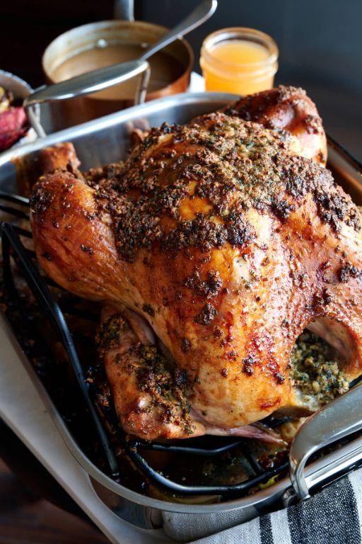 Herb-Infused Garlic Butter for Roasted Turkey