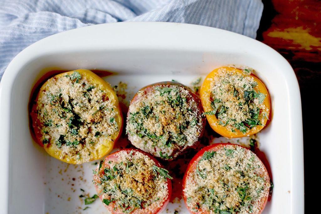 Herb-Stuffed Baked Tomatoes