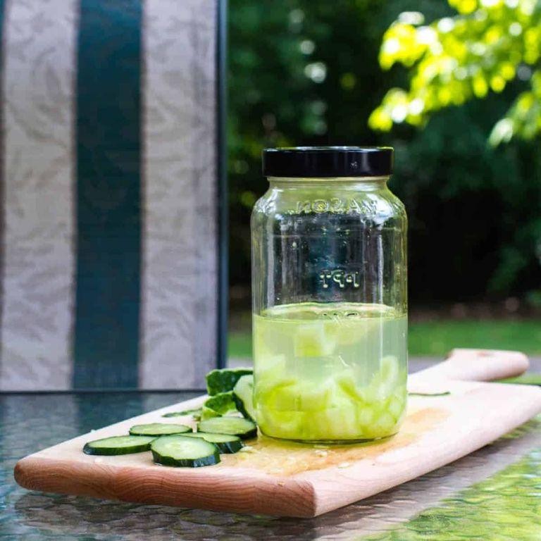 Herbal Cucumber Vodka Infusion
