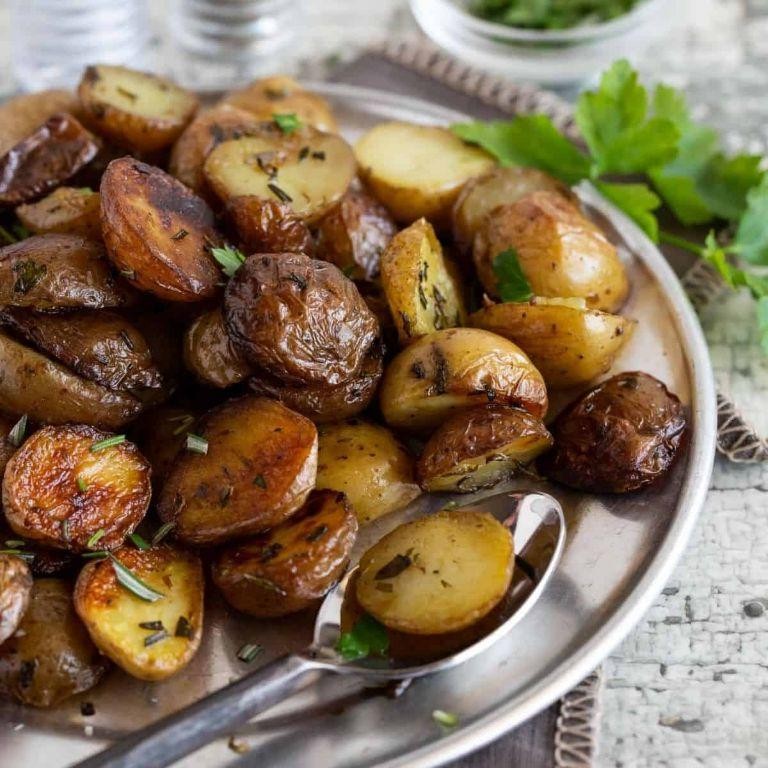 Herbed Butter Foil Grilled Potatoes