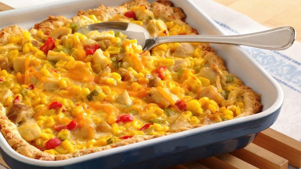 Herbed Chicken and Egg Baked Casserole