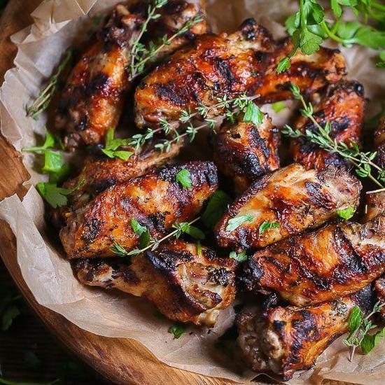 Herbed Grilled Chicken Wings