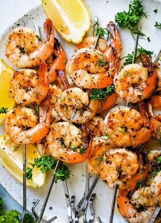 Herbed Grilled Shrimp Skewers