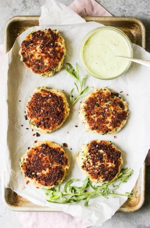 Herbed Imitation Crab Cakes with Tarragon