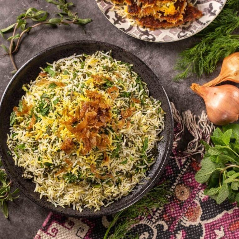 Herbed Jasmine Rice with Saffron