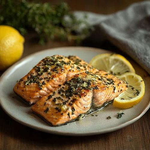 Herbed Lemon Salmon Fillets