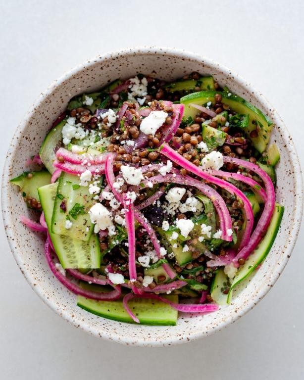 Herbed Lentil and Feta Salad