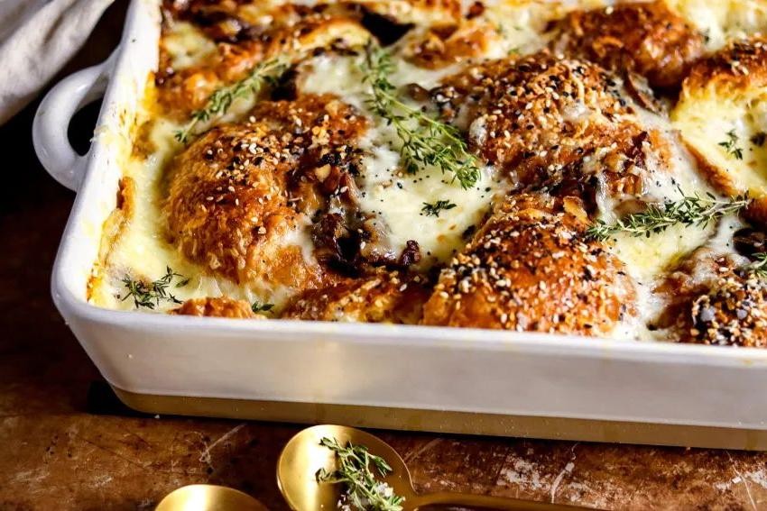 Herbed Mushroom and Swiss Croissant