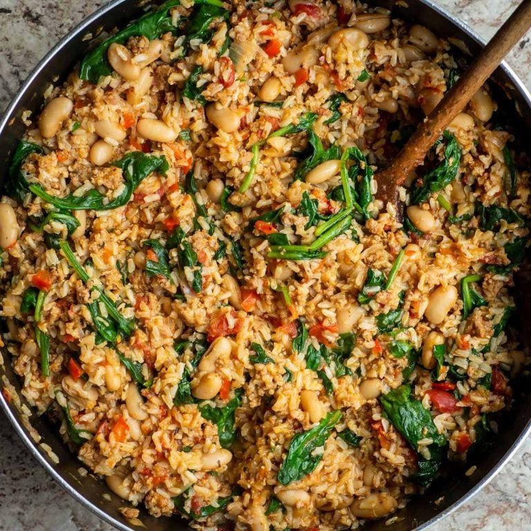 Herbed Sausage and Rice Pilaf
