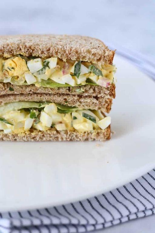 Herbed Tomato and Egg Salad Sandwich