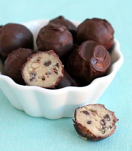 Hershey Kiss Cookie Dough Truffles