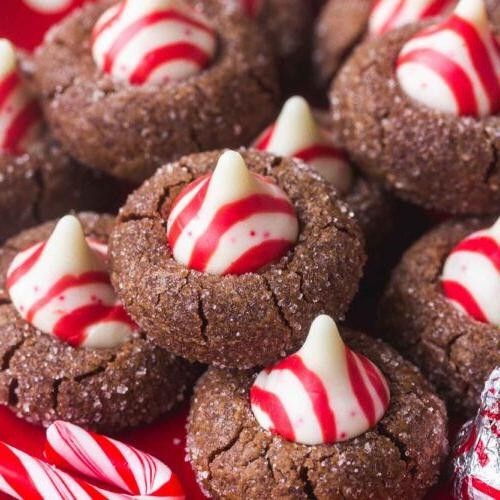 Hershey Kiss Peppermint Bark