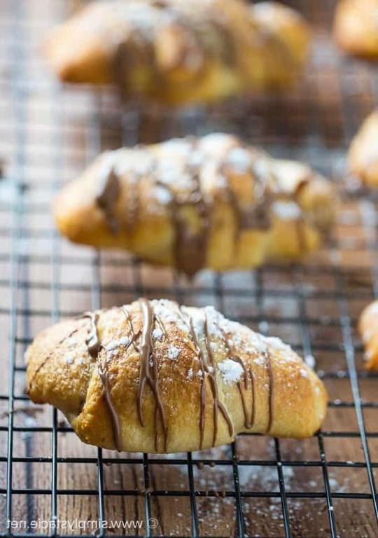 Hershey Kiss-Stuffed Chocolate Croissants