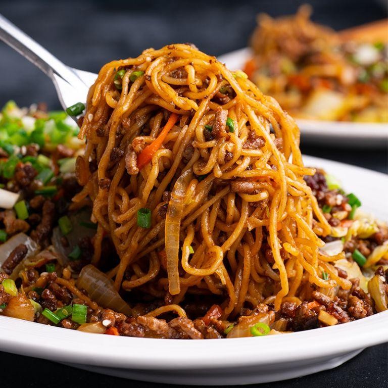 Hoisin Beef with Egg Noodles