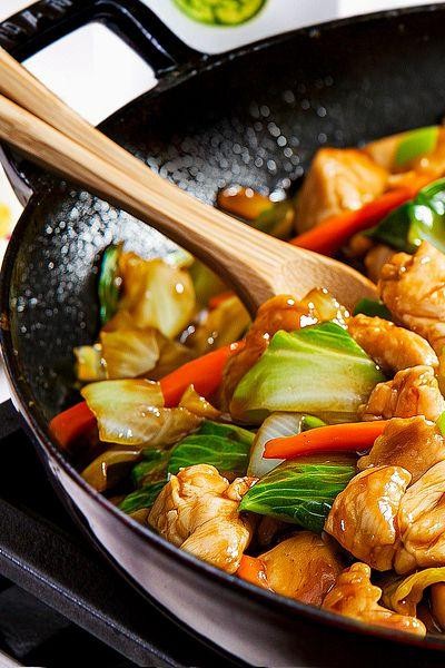 Hoisin Sauce Cabbage Chicken Stir Fry