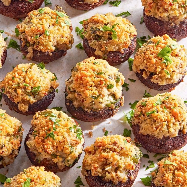 Holiday Stuffed Mushrooms