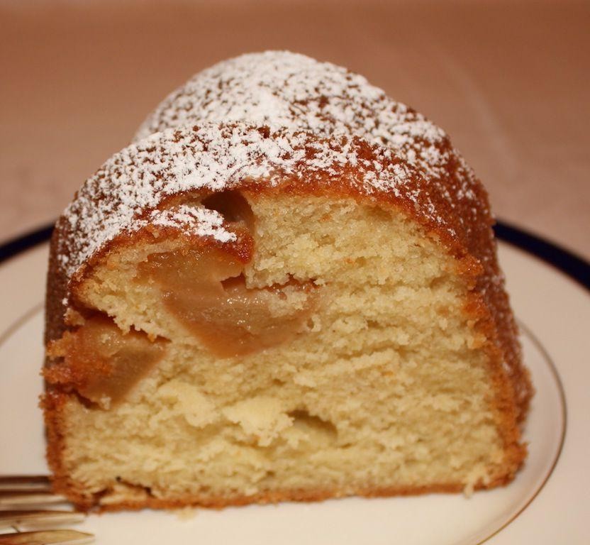 Homemade Apple Pound Cake