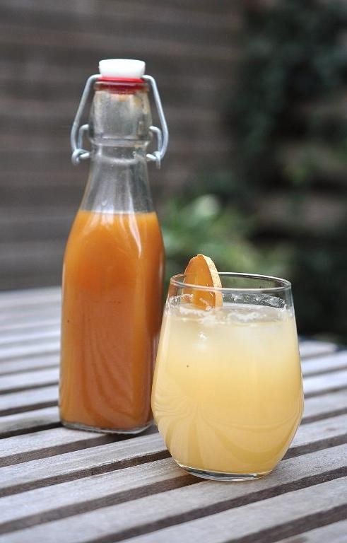 Homemade Ginger Ale with Syrup