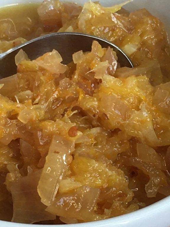 Homemade Orange Pulp Chutney