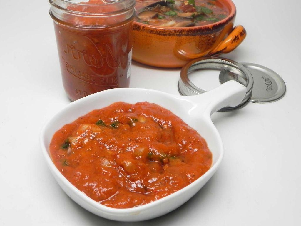 Homemade Sofrito Tomato Soup