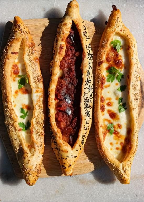 Homemade Turkish Pide Bread