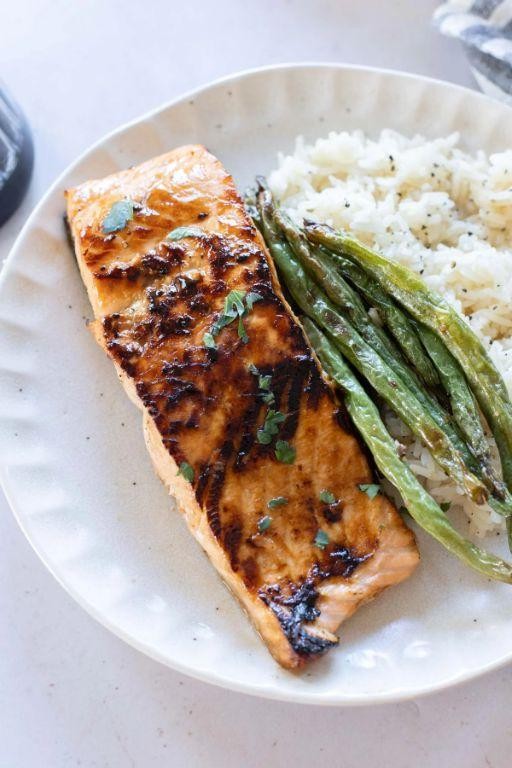 Honey Balsamic Grilled Salmon