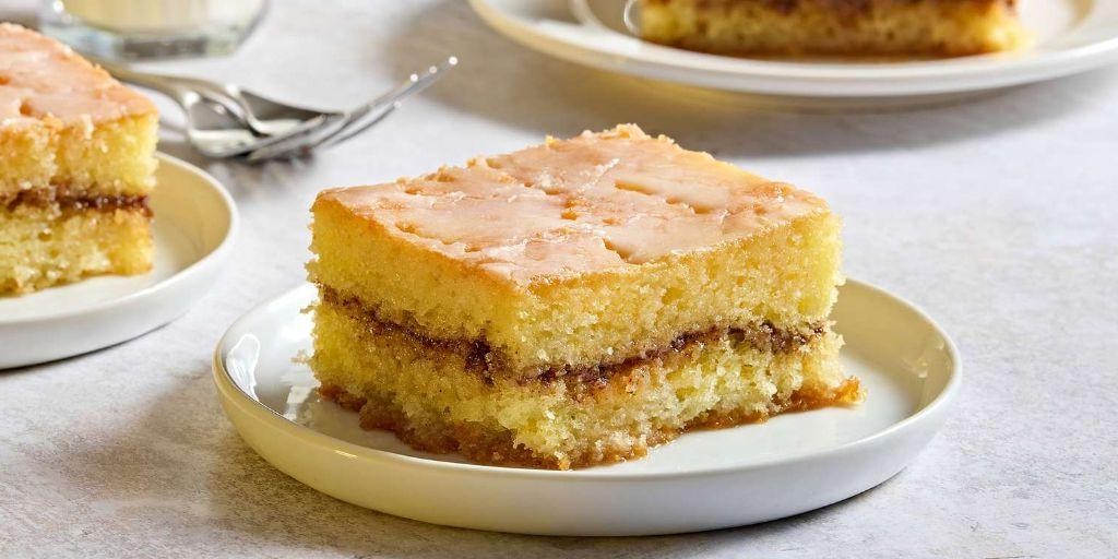 Honey Bun Cake with Brown Sugar Crust