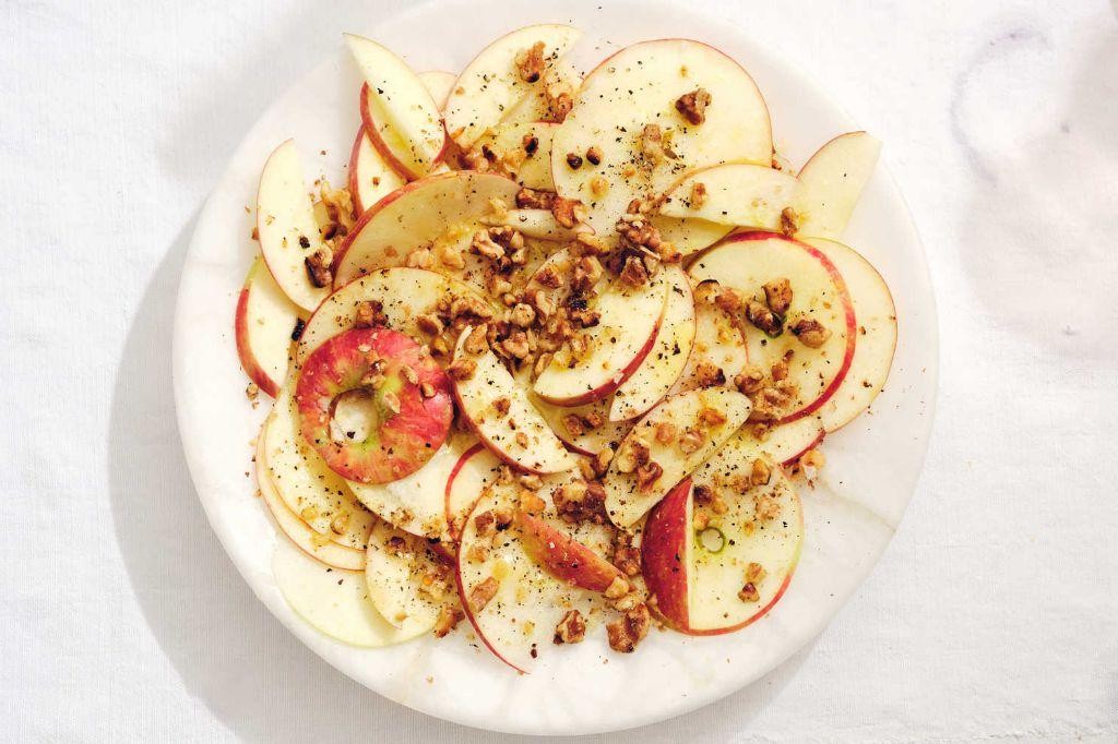 Honey Drizzled Dehydrated Apple Wedges