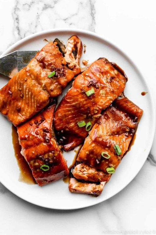 Honey Garlic Baked Salmon with Soy Sauce