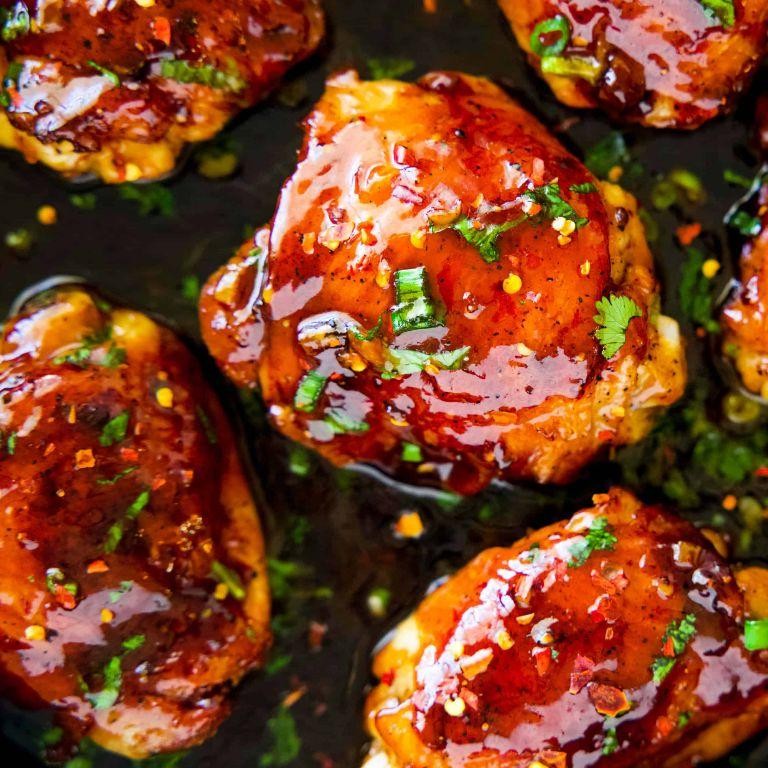 Honey Garlic Chicken Thighs