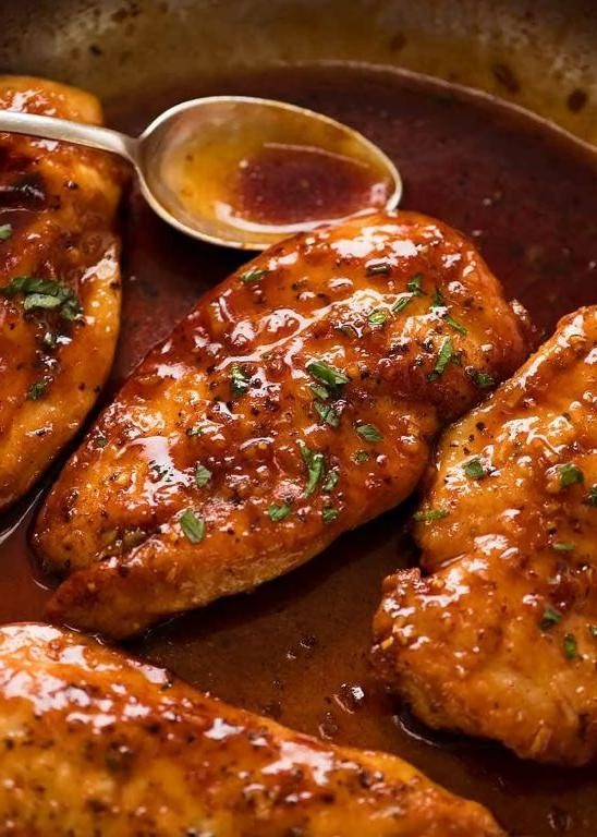 Honey Garlic Glazed Chicken Breast